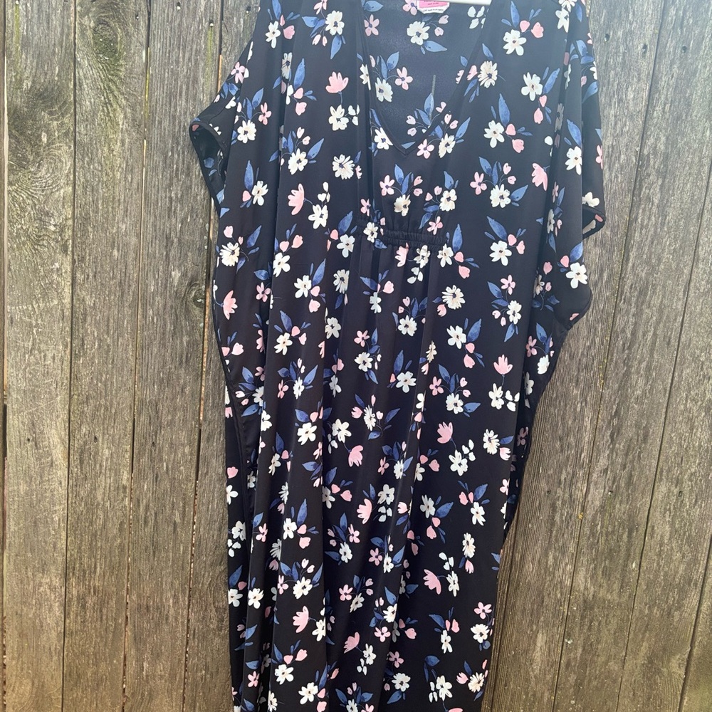 Kate Spade Resort Floral Vacation Maxi Kaftan